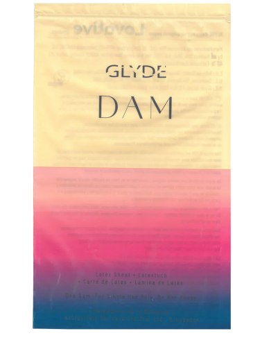 Tenké ochucené orální roušky Glyde Dams Vanilla, 4 ks