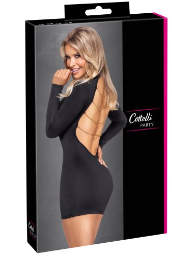 Minišaty se stojáčkem a řetízky Cottelli