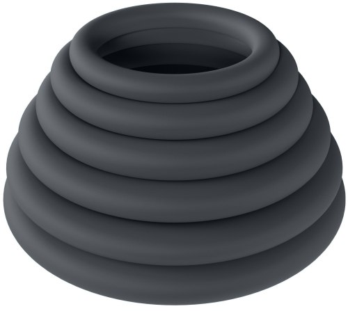 Sada tenkých erekčních kroužků Levelz, 6 ks