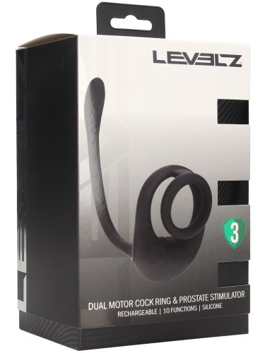 Vibrační kroužek se stimulátorem prostaty Levelz