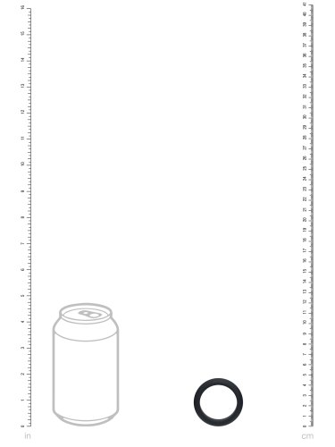 Široký erekční kroužek Levelz, 35 mm