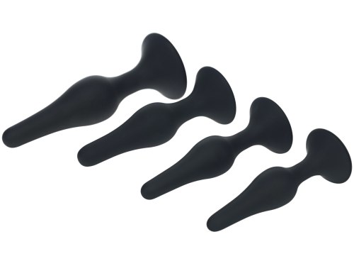 Sada análních kolíků s přísavkou Levelz, 4 ks