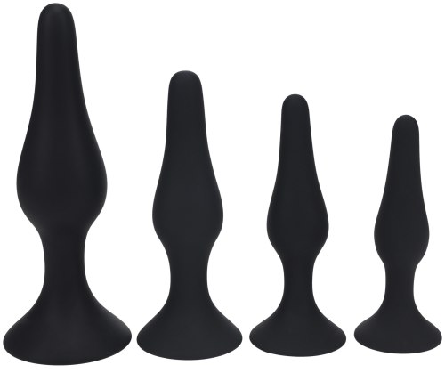 Sada análních kolíků s přísavkou Levelz, 4 ks