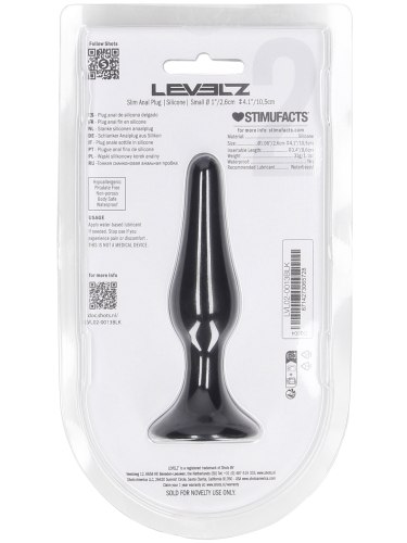 Anální kolík s přísavkou Levelz, vel. S