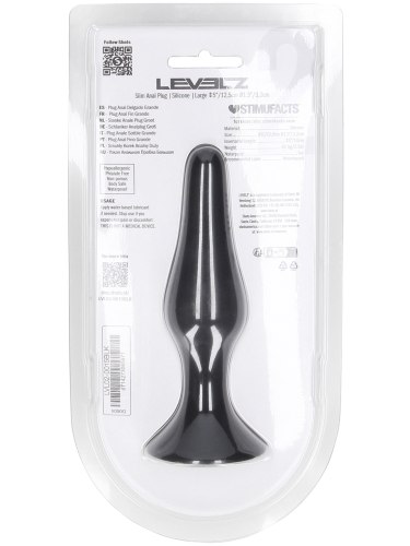 Anální kolík s přísavkou Levelz, vel. L