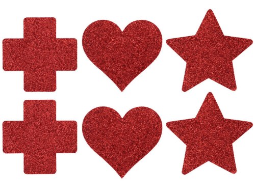 Sada samolepek na bradavky Le Désir, 3 páry