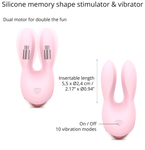 Dvojitý mini vibrátor Hear Me