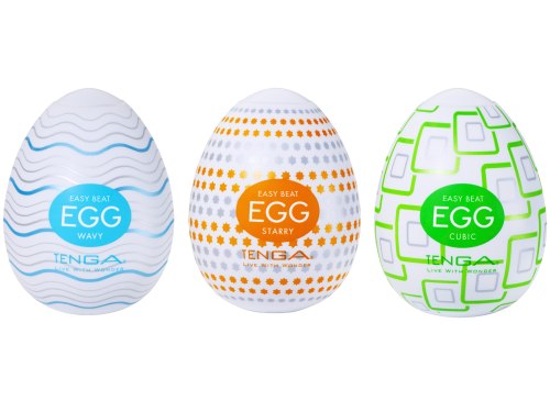 Masturbační vajíčka TENGA Egg Standard Set 1, 3 ks