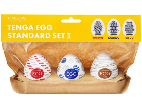 Masturbační vajíčka TENGA Egg Standard Set 2, 3 ks