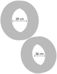 Sada erekčních kroužků Double Stackers Medium, 2 ks