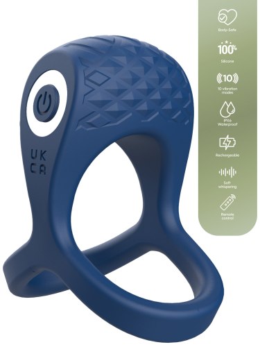 Dvojitý vibrační erekční kroužek Brutal