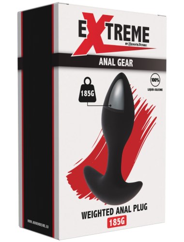 Těžký anální kolík s kovovým jádrem Hidden Desire, 185 g