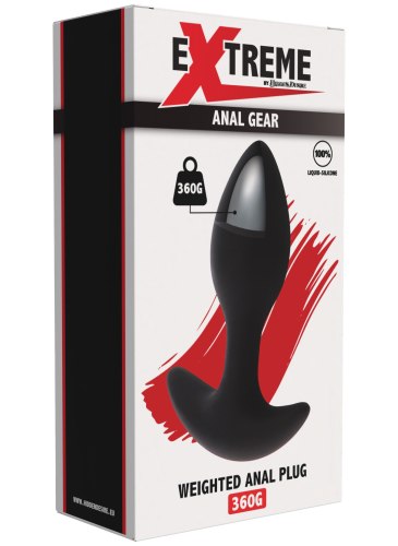 Těžký anální kolík s kovovým jádrem Hidden Desire, 360 g