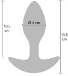 Těžký anální kolík s kovovým jádrem Hidden Desire, 360 g