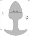 Anální kolík Crystal Medium
