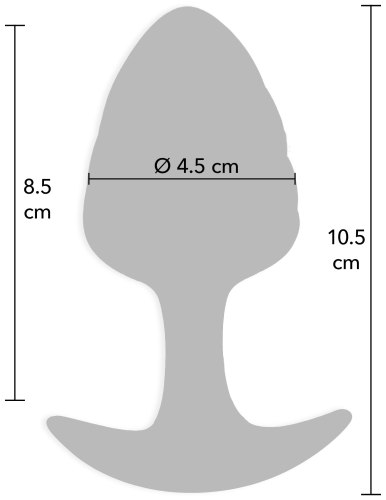 Anální kolík Crystal Large