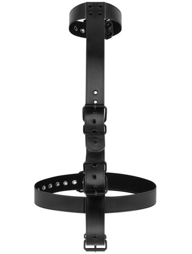 Bondage postroj s pouty na ruce a obojkem Bedroom Fantasies