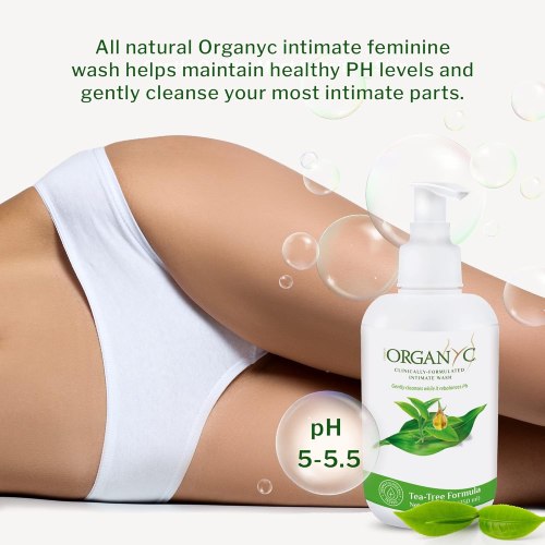 Intimní mycí gel s Tea Tree Organyc, 250 ml