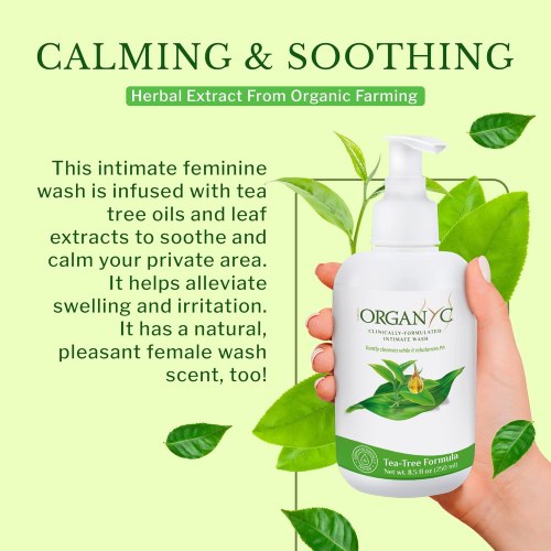 Intimní mycí gel s Tea Tree Organyc, 250 ml