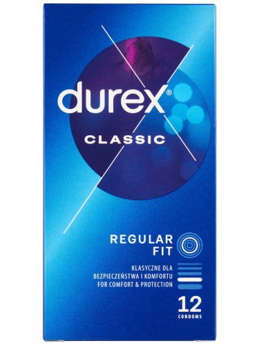 Kondomy Durex Classic, 12 ks