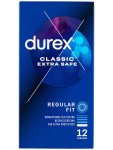 Zesílené kondomy Durex Classic Extra Safe, 12 ks