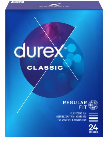Kondomy Durex Classic, 24 ks