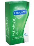 Znecitlivující kondomy Pasante Infinity X, 12 ks