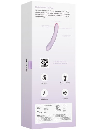Hřejivý přirážecí vibrátor Svakom Selena