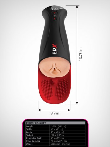 Sací a vibrační masturbátor Fuck-O-Matic Pro XL
