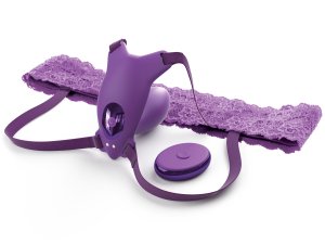 Vibrační kalhotky Ultimate G-spot Butterfly Strap-on – Vibrační kalhotky