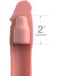 Návlek na penis Silicone X-tension with Strap  2"
