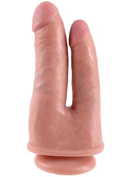 Dvojité realistické dildo King Cock Double Penetrator – Dvojitá a oboustranná dilda