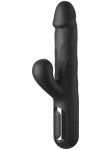 Přirážecí vibrátor s králíčkem Sonix Silicone Thruster