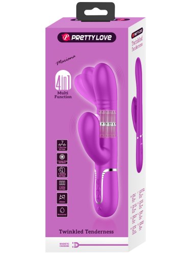 Multifunkční vibrátor s králíčkem Twinkled Tenderness