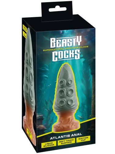 XXL anální kolík s přísavkou Atlantis Anal