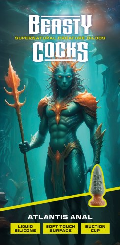 XXL anální kolík s přísavkou Atlantis Anal