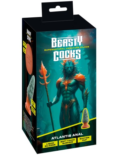 XXL anální kolík s přísavkou Atlantis Anal