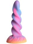 Světélkující dildo s přísavkou Moon Rider