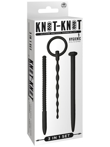 Sada silikonových dilatátorů Knot-Knot, 3 ks