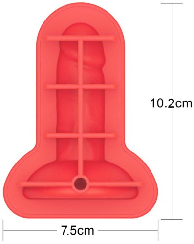 Silikonová forma na penis z ledu Mini Penis