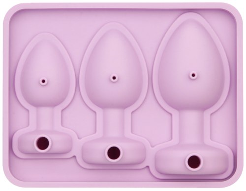 Silikonová forma na anální kolíky z ledu Butt Plug
