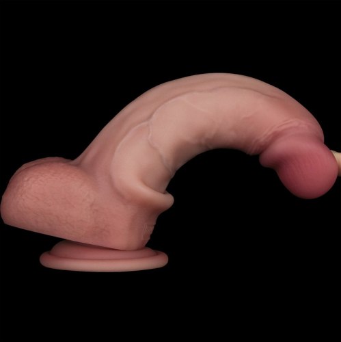 Realistický vibrátor s přísavkou Sliding-Skin Pro II 8"