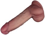 Realistický vibrátor s přísavkou Sliding-Skin Pro II 8"