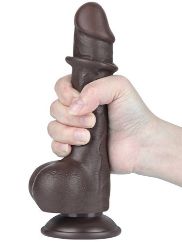Tvarovatelné dildo s přísavkou Sliding-Skin Dong 7,5"