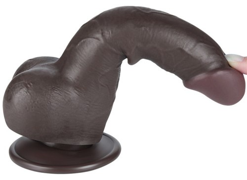 Tvarovatelné dildo s přísavkou Sliding-Skin Dong 7,5"