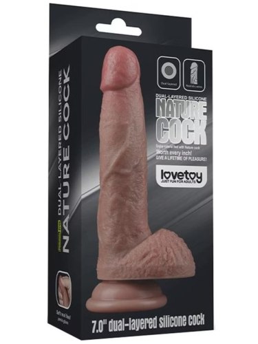 Realistické dildo s přísavkou Nature Cock 7"