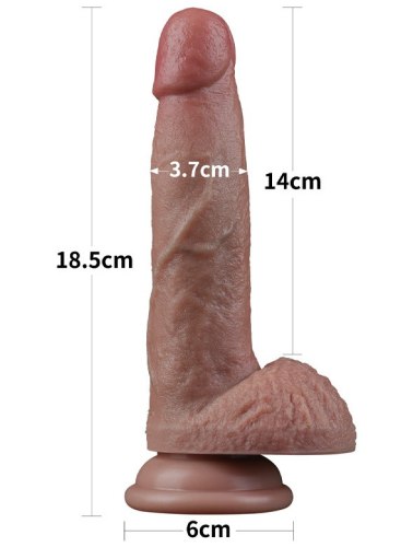 Realistické dildo s přísavkou Nature Cock 7"