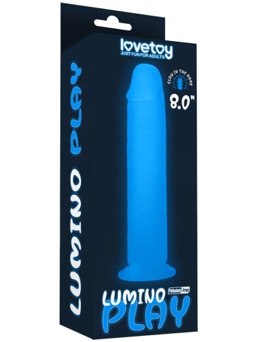 Světélkující realistické dildo s přísavkou Lumino Play 8"