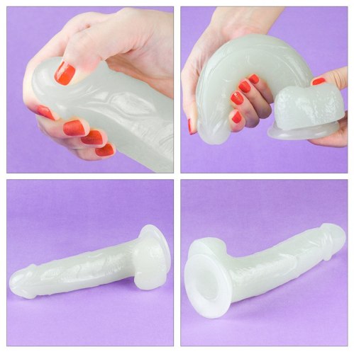 Světélkující dildo s přísavkou Lumino Play 7,5"
