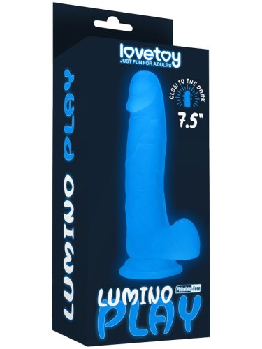 Světélkující dildo s přísavkou Lumino Play 7,5"